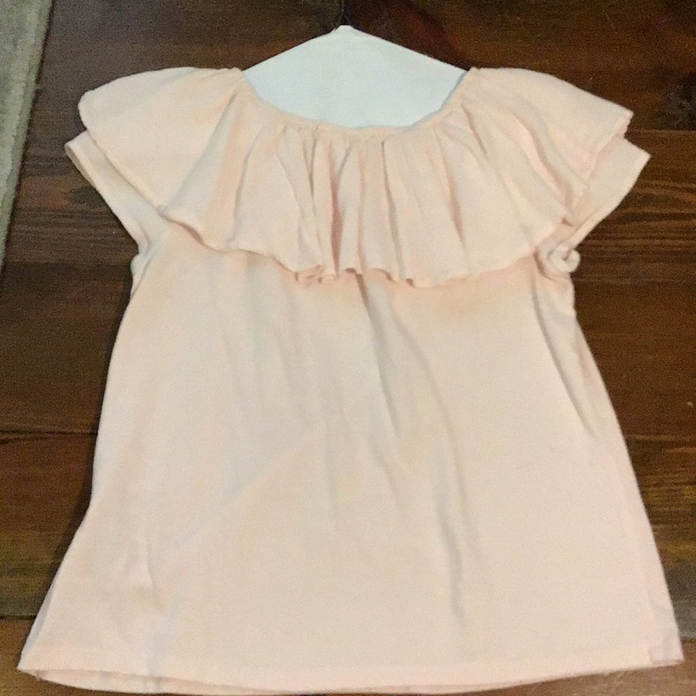 Supers soft knit ruffle top